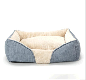 Luxury Leather Round OEM Customized Large Dog in Bed