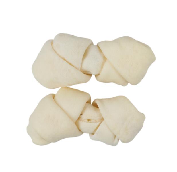 Knotted Bone Dog Snack Double Bone Dog Chews Dental Care Dog Chews