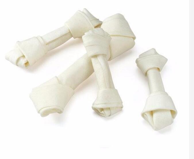Bleached Rawhide Pressed Bone Dog Chews Pet Snacks Pet Food
