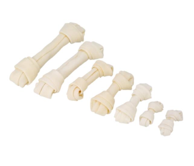 Bleached Rawhide Pressed Bone Dog Chews Pet Snacks Pet Food