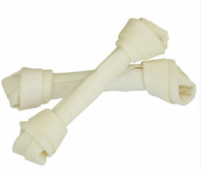Bleached Rawhide Pressed Bone Dog Chews Pet Snacks Pet Food