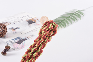 Braided Cotton Chew Knot Rope Ball Pet Dog Toy for Dog Teeth Cleaning