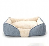 Luxury Leather Round OEM Customized Large Dog in Bed