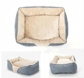 Luxury Leather Round OEM Customized Large Dog in Bed