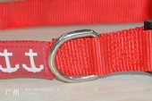 Fabric and Soft Genuine Leather Webbing Dog/Cat/ Pet Collar