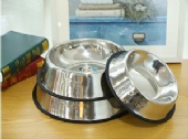 High Quality Various Sizes Stainless Steel Pet Dog Bowl