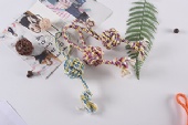 Hot Sale Colorful Chewing Rope Pet Dog with Toy