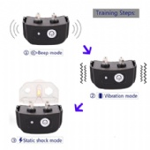 Rechargeable Electric Remote Dog Training Shock Collar Waterproof for 1/2/3 Dogs